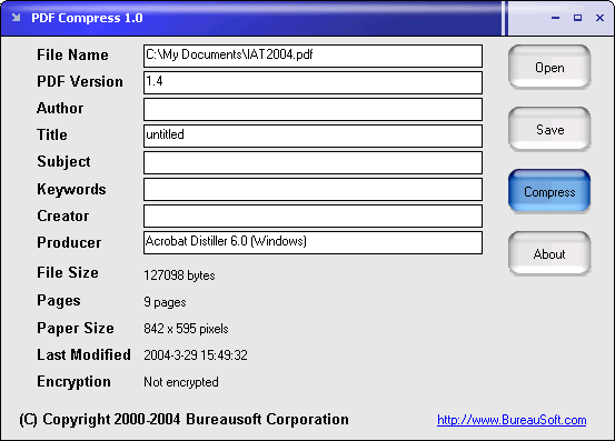PDF Compress Screenshot